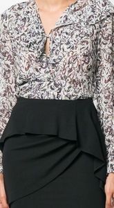 NWT IRO Voodoo Sheer Long Sleeve Top Size 40/6